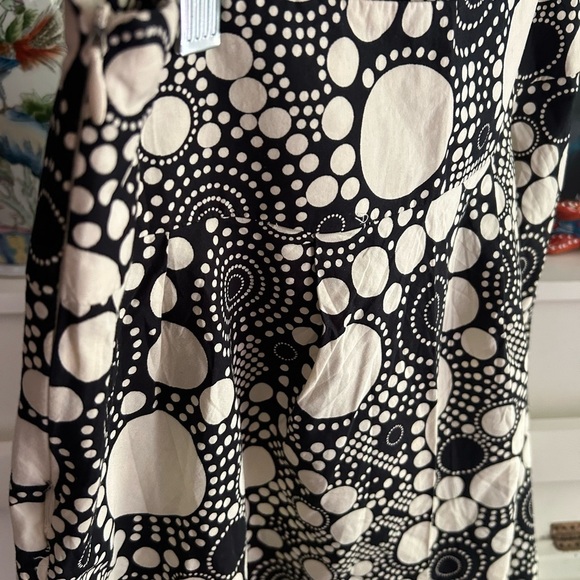 Jacob Black and Cream Circle Skater Skirt - Picture 14 of 16